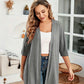 🧥 OFFRE LIMITÉE -50% ! ✨ Cardigan Ouvert Grande Taille pour Femme – Léger, Mi-Long, Manches À Moitié 🍁