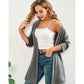 🧥 OFFRE LIMITÉE -50% ! ✨ Cardigan Ouvert Grande Taille pour Femme – Léger, Mi-Long, Manches À Moitié 🍁