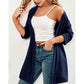 🧥 OFFRE LIMITÉE -50% ! ✨ Cardigan Ouvert Grande Taille pour Femme – Léger, Mi-Long, Manches À Moitié 🍁