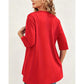 🧥 OFFRE LIMITÉE -50% ! ✨ Cardigan Ouvert Grande Taille pour Femme – Léger, Mi-Long, Manches À Moitié 🍁