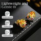 ✨ Boucles d'oreilles clous feu d'artifice – Zircone cubique scintillante, cuivre plaqué or 18K – Légères (8g) et confortables – Cadeau idéal pour toutes occasions 🎆💎
