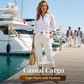 📢📢50% OFF !! ⏰Women's Casual Cargo Capri Pants with Pockets