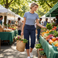 📢📢50% OFF !! ⏰Women's Casual Cargo Capri Pants with Pockets