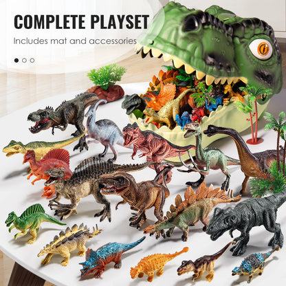 🦕🔍 Kit éducatif dinosaures 46/52/64 pièces – Fossiles, outils, boîte T-Rex, parfait pour jeu créatif et découverte des petits paléontologues, une aventure scientifique qui captive les enfants des heures durant 🌿🦴