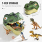 🦕🔍 Kit éducatif dinosaures 46/52/64 pièces – Fossiles, outils, boîte T-Rex, parfait pour jeu créatif et découverte des petits paléontologues, une aventure scientifique qui captive les enfants des heures durant 🌿🦴