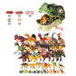 🦕🔍 Kit éducatif dinosaures 46/52/64 pièces – Fossiles, outils, boîte T-Rex, parfait pour jeu créatif et découverte des petits paléontologues, une aventure scientifique qui captive les enfants des heures durant 🌿🦴