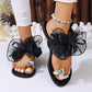 🌸 50% OFF NOW! 🌸Elegant Bow Flat Beach Sandals