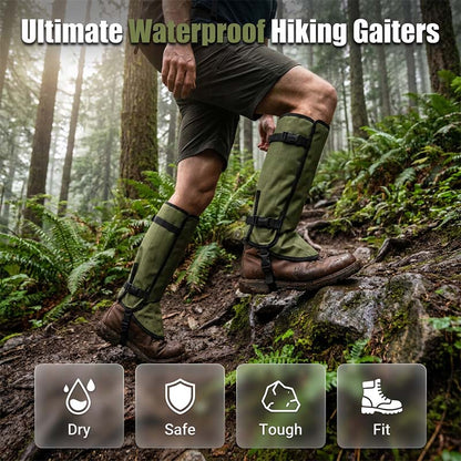 🥾🏕️ -50% | Guêtres Imperméables Outdoor – Protection pour Randonnée, Trekking, Jardinage, Travaux Extérieurs & Camping