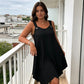 Robe Sans Manches à Ourlet Asymétrique pour Femme