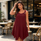 Robe Sans Manches à Ourlet Asymétrique pour Femme