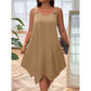 Robe Sans Manches à Ourlet Asymétrique pour Femme