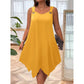 Robe Sans Manches à Ourlet Asymétrique pour Femme