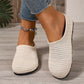 Mules en Tricot Respirant À Enfiler pour Femme