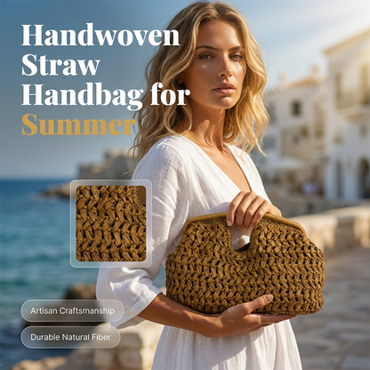 🏆LAST DAY SALE 50% OFF🔥Handwoven Straw Handbag for Women