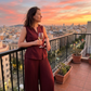 Ensemble 2 Pièces Top Sans Manches et Pantalon pour Femme