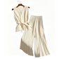 Ensemble 2 Pièces Top Sans Manches et Pantalon pour Femme