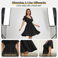 Robe Mini À Manches Bouffantes, Dos Nu et Nœud
