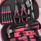 Kit d'Outils Ménagers Rose Complet