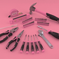 Kit d'Outils Ménagers Rose Complet