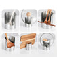 🔥 50 % DE RÉDUCTION ! 🍳 Organisateur d’Ustensiles de Cuisine Multifonctionnel – Acier Inoxydable – Design Vertical Compact & Base Stable pour Plan de Travail Rangé 🧂