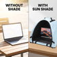 Tente Pare-Soleil Portable et Pliable pour Ordinateur Portable