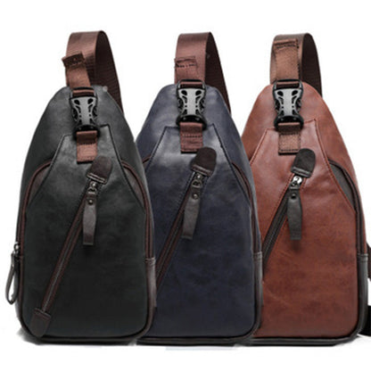 🪶💼 OFFRE LIMITÉE 50% DE RÉDUCTION! Sac de Poitrine Léger en PU pour Homme – Bandoulière Minimaliste, Doux et Durable, Contient Téléphone, Portefeuille et Clés – Parfait pour les Trajets, Voyages ou Sorties du Week-end 📱🌍