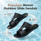 Sandales Plates Casual À Enfiler pour Homme