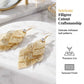 Boucles d'Oreilles Feuilles Creuses Cascadantes Élégantes pour Femme