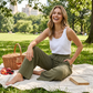 👖 -50% MAINTENANT ! 🌬️ Pantalon Casual Ample et Respirant pour Femme – Doux, léger & taille élastique – Parfait pour la détente, le voyage ou les temps chauds – Décontracté et aéré 🌸