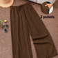👖 -50% MAINTENANT ! 🌬️ Pantalon Casual Ample et Respirant pour Femme – Doux, léger & taille élastique – Parfait pour la détente, le voyage ou les temps chauds – Décontracté et aéré 🌸