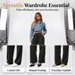 👖 -50% TEMPS LIMITÉ ! ✨ Pantalon Taille Haute À Jambes Larges pour Femme – Maille Côtelée, Cordon, Confortable 🌸