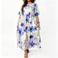 Robe Maxi Col Rond Élégante pour Femme