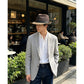 ⏳ -50% Temps Limité ⏰ Chapeau Fedora de Paille d'Été avec Bande À Boucle Stylisée 🎩