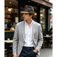 ⏳ -50% Temps Limité ⏰ Chapeau Fedora de Paille d'Été avec Bande À Boucle Stylisée 🎩