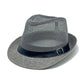 ⏳ -50% Temps Limité ⏰ Chapeau Fedora de Paille d'Été avec Bande À Boucle Stylisée 🎩