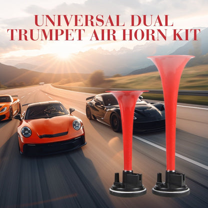Kit de klaxon pneumatique universel à double trompette