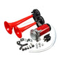 Kit de klaxon pneumatique universel à double trompette