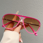 📢📢50% DE RÉDUCTION !! ⏰Lunettes de Soleil Rétro Double-Pont pour Femme
