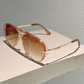 📢📢50% DE RÉDUCTION !! ⏰Lunettes de Soleil Rétro Double-Pont pour Femme