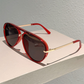 📢📢50% DE RÉDUCTION !! ⏰Lunettes de Soleil Rétro Double-Pont pour Femme