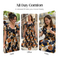 Robe Maxi Plissée À Imprimé Floral Rétro pour Femme