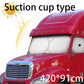 📢📢50 % DE RÉDUCTION !! ⏰Pare-soleil de pare-brise pour camion avec protection UV – Robuste et réfléchissant la chaleur – Convient aux grands pare-brise, réduit la chaleur intérieure – protège le tableau de bord et les sièges, rangement pliable 🛡️