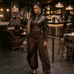 Pantalon Femme Large Asymétrique Style Portefeuille