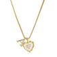 💎 PROMOTION LIMITÉE -50% ! 💥 Collier Chaîne Micro Pavé Lettres en Forme de Cœur – Pendentif Initial, Acier Titane, Ajustable ✨