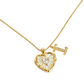 💎 PROMOTION LIMITÉE -50% ! 💥 Collier Chaîne Micro Pavé Lettres en Forme de Cœur – Pendentif Initial, Acier Titane, Ajustable ✨