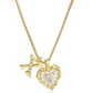 💎 PROMOTION LIMITÉE -50% ! 💥 Collier Chaîne Micro Pavé Lettres en Forme de Cœur – Pendentif Initial, Acier Titane, Ajustable ✨