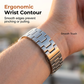 Bracelet Montre Connectée Maillons H avec Fermoir Papillon