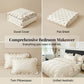 ⏳Offre limitée -50%⏰ Parure de Lit Luxe en Soie de Glace Fraîche avec Volants🛏️