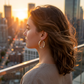 Boucles d'Oreilles Créoles Torsadées Élégantes pour Femme