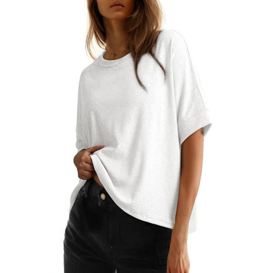 T-Shirt Col Rond Confortable pour Femme